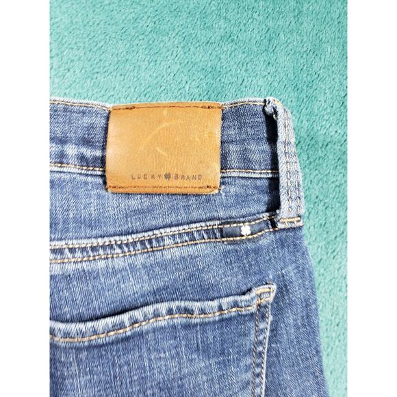 Lucky Brand Jeans Size 2 Womens Blue Stretch Pant Denim Mid Rise Charlie Skinny - Picture 11 of 12